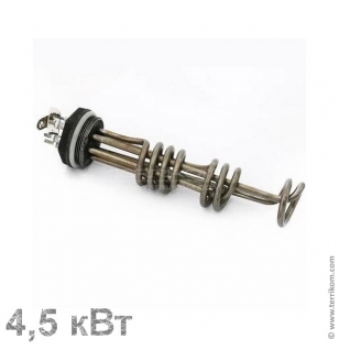Блок ТЭН 4,5 кВт ⌀7,4 мм 2" (нерж.)