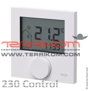 Термостат комнатный TECEfloor RT-D, ЖК-дисплей