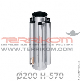 Дымоход-конвектор МП (нерж. 430/0,8 мм)