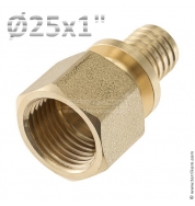 Соединение прямое с гайкой TECEspring AX (латунь)