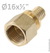Соединение прямое с гайкой TECEspring AX (латунь)