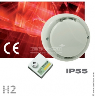 Датчик пороговый WPD со сменным сенсором MOS4 на водород (H2), аналоговый и релейный выход, 12 В