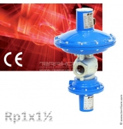 Регулятор давления газа 10 бар, диапазон 15-400 мбар, версия LP/MP, Rp 1"х1½"
