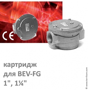 Картридж для фильтров BEV-FG размера 1", 1¼"